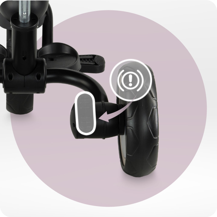 copy of MoMi SOLIVIA 4in1 Tricycle GRAY