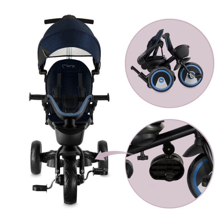 MoMi IVI 3in1 Tricycle BLUE
