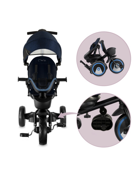 copy of MoMi SOLIVIA 4in1 Tricycle GRAY