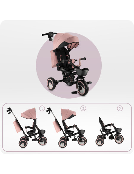 MoMi IVI 3in1 Tricycle PINK