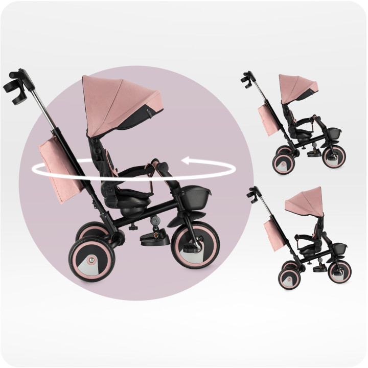 MoMi IVI 3in1 Tricycle PINK