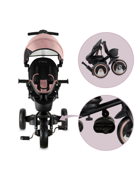 copy of MoMi SOLIVIA Kinderdreirad 4in1 GRAU