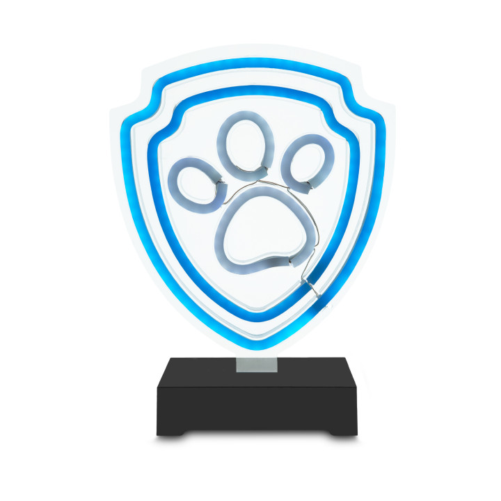 Neon stojący LED Psi Patrol ŁAPA