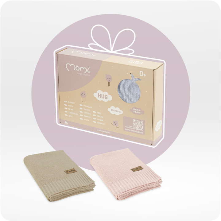 MoMi HUG blanket GRAY