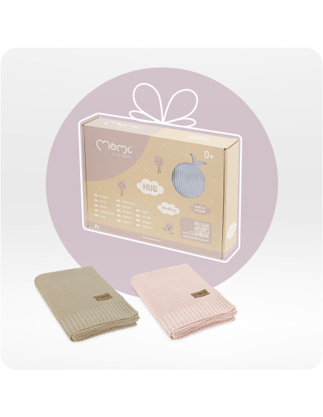 MoMi HUG blanket GRAY