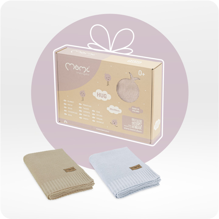MoMi HUG blanket ROSE
