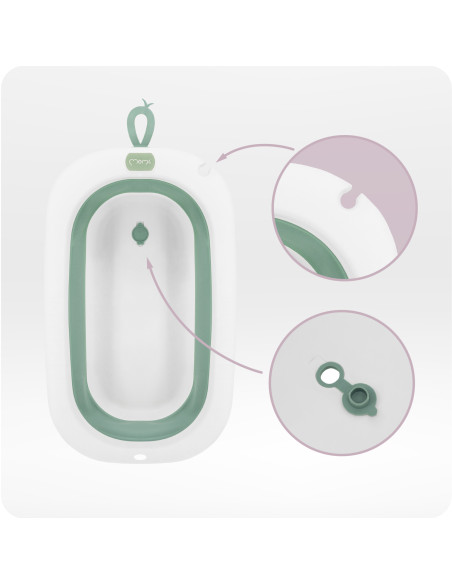 Bathtub MoMi NATA GREY