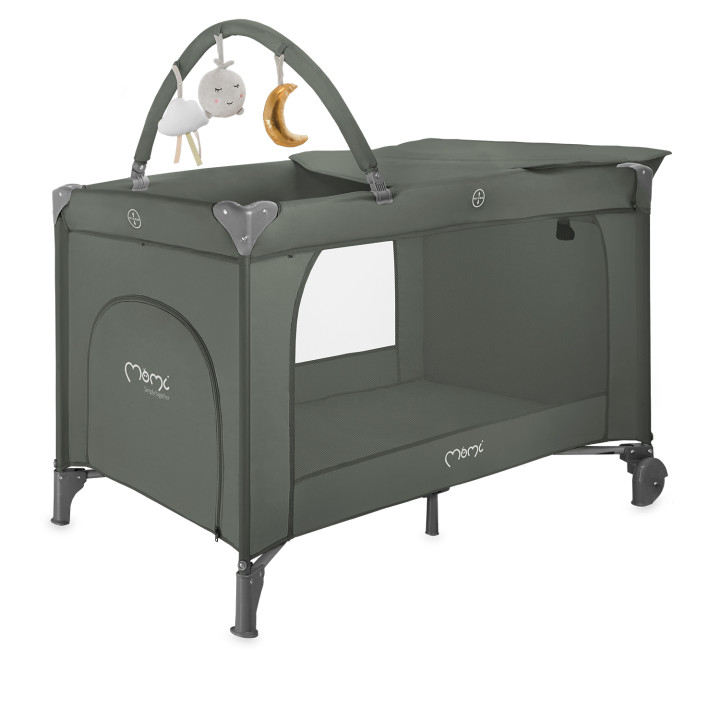 MoMi BELOVE PLUS travel cot GREEN