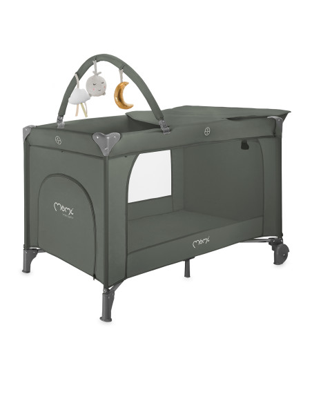 MoMi BELOVE PLUS travel cot GREEN