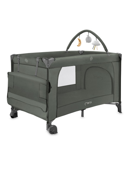 MoMi BELOVE PLUS travel cot GREEN