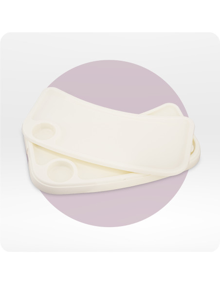 MoMi REKI krzesełko do karmienia 3w1 SZARE