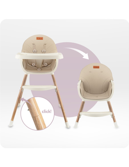 copy of MoMi REKI feeding chair BLACK