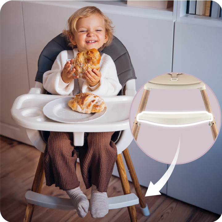 copy of MoMi REKI feeding chair BLACK