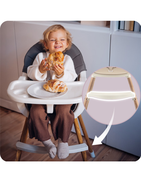 copy of MoMi REKI feeding chair BLACK