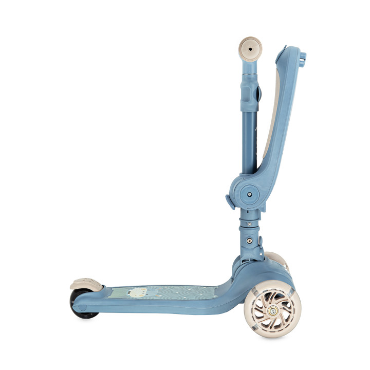 MoMi DEBE 2in1 ride-on and scooter BLUE