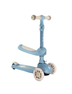 MoMi DEBE 2in1 ride-on and scooter BLUE