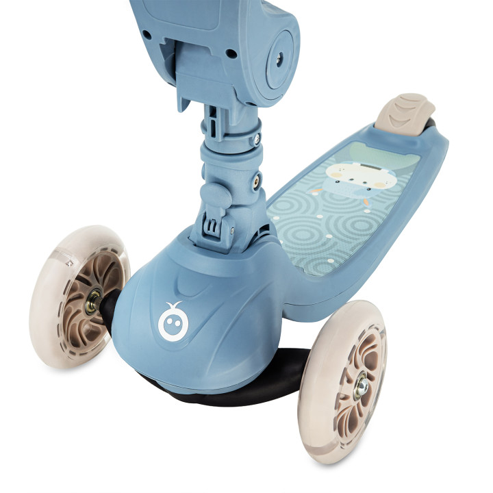 MoMi DEBE 2in1 ride-on and scooter BLUE