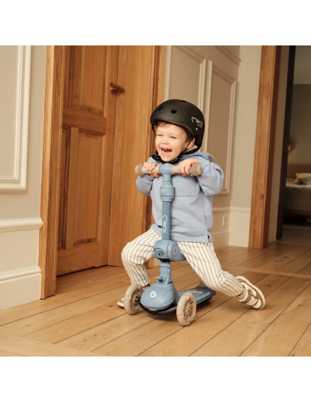 MoMi DEBE 2in1 ride-on and scooter PINK