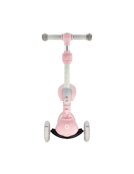 MoMi DEBE 2in1 ride-on and scooter PINK