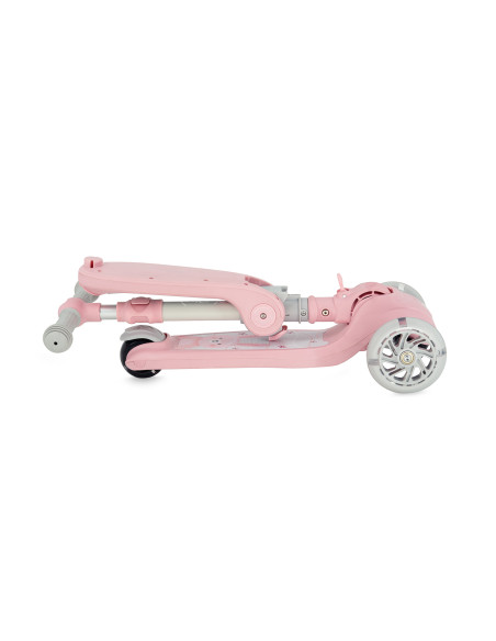 MoMi DEBE 2in1 ride-on and scooter PINK