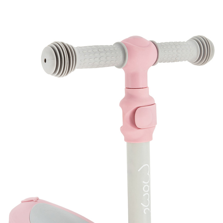 MoMi DEBE 2in1 ride-on and scooter PINK