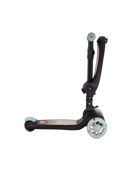 MoMi DEBE 2in1 ride-on and scooter BLACK