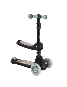 MoMi DEBE 2in1 ride-on and scooter BLACK