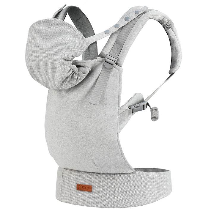 MoMi COLLET ergonomic baby carrier GRAY