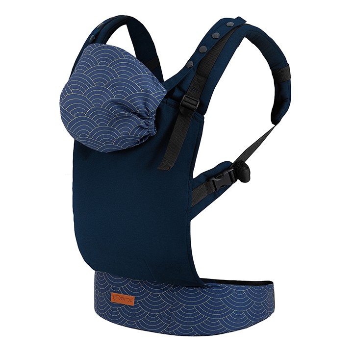 MoMi COLLET FLOW ergonomic baby carrier NAVY BLUE