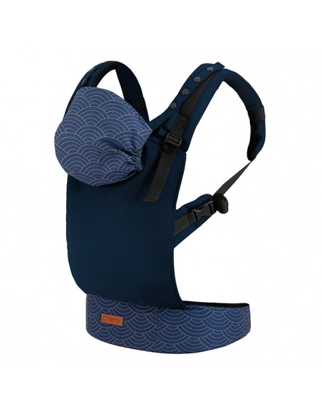 MoMi COLLET FLOW ergonomic baby carrier NAVY BLUE