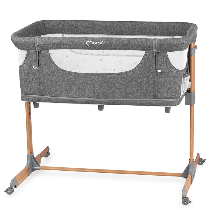 MoMi SMART BED bedside cot 4in1 GRAY