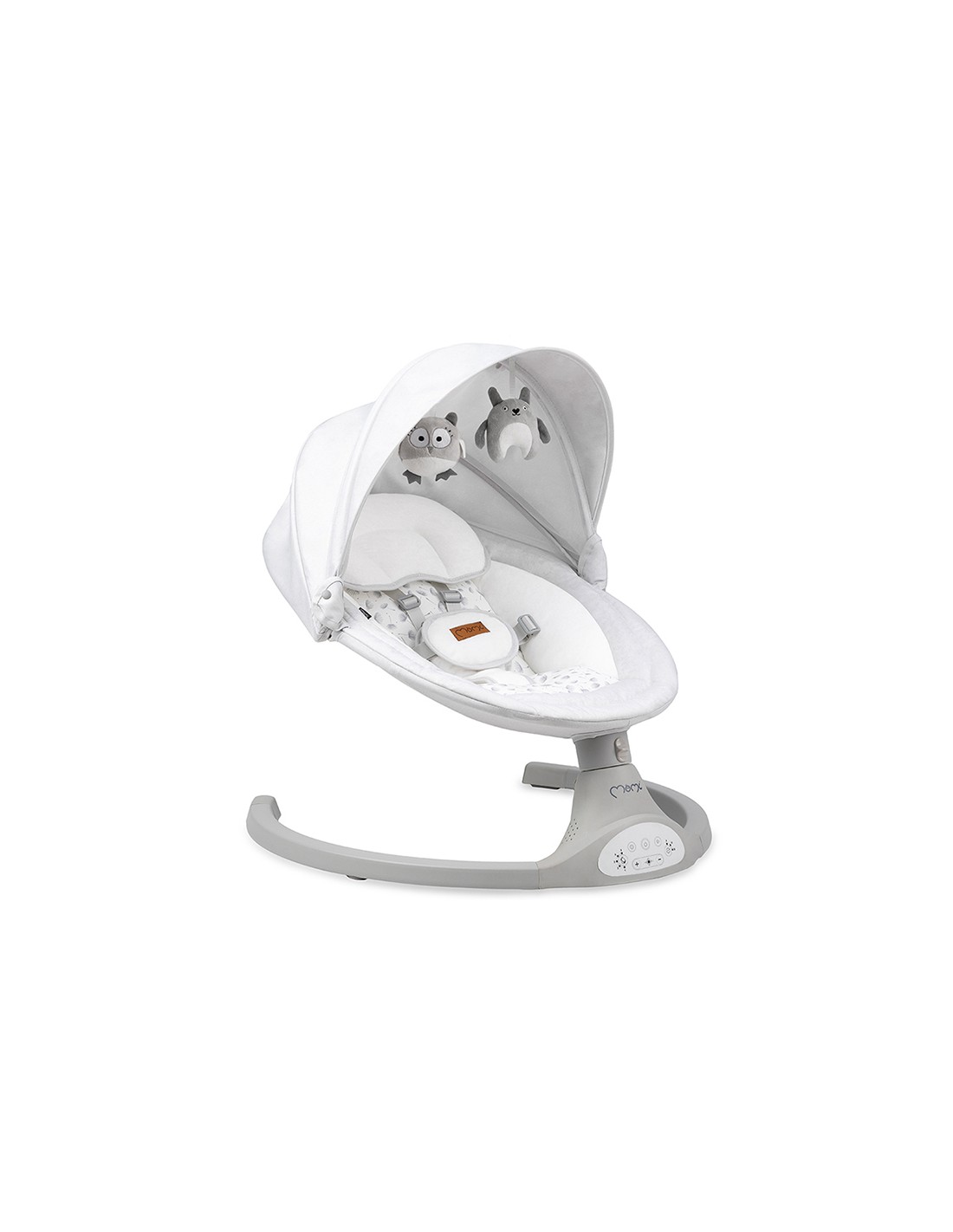 MoMi KENANI electric baby bouncer LIGHT GRAY