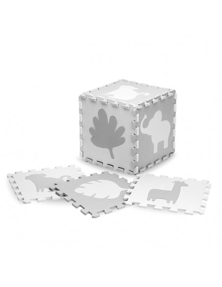 MoMi ZAWI Puzzle-Schaumstoffmatte GRAU
