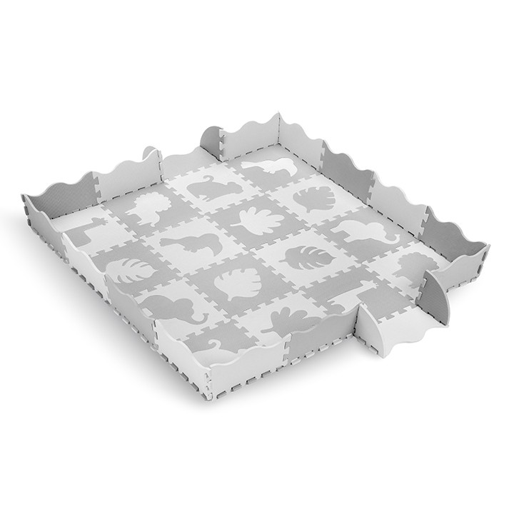 MoMi ZAWI Puzzle-Schaumstoffmatte GRAU