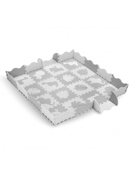 MoMi ZAWI Puzzle-Schaumstoffmatte GRAU