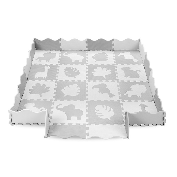 MoMi ZAWI Puzzle-Schaumstoffmatte GRAU