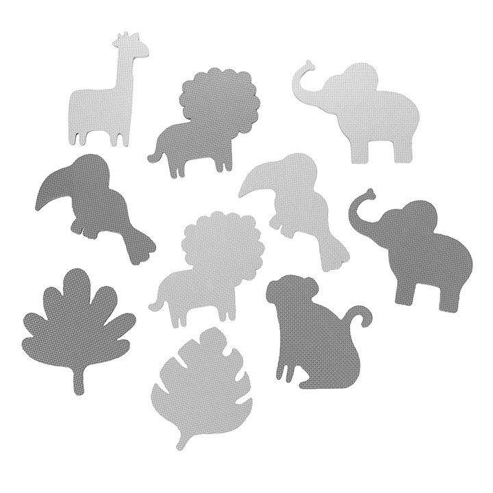 MoMi ZAWI foam puzzle mat GRAY