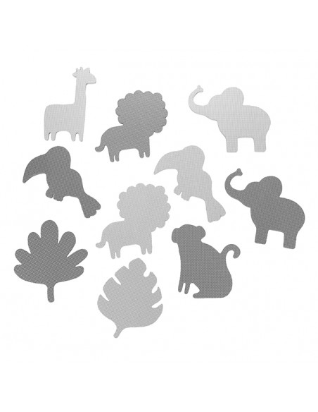 MoMi ZAWI foam puzzle mat GRAY