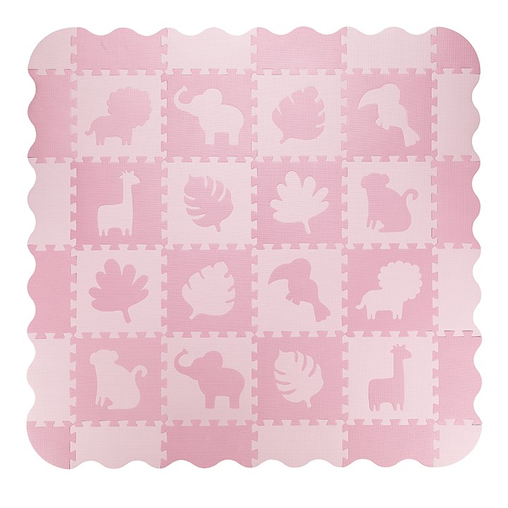 MoMi ZAWI Puzzle-Schaumstoffmatte ROSA