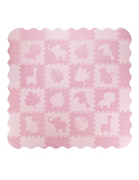 MoMi ZAWI foam puzzle mat PINK