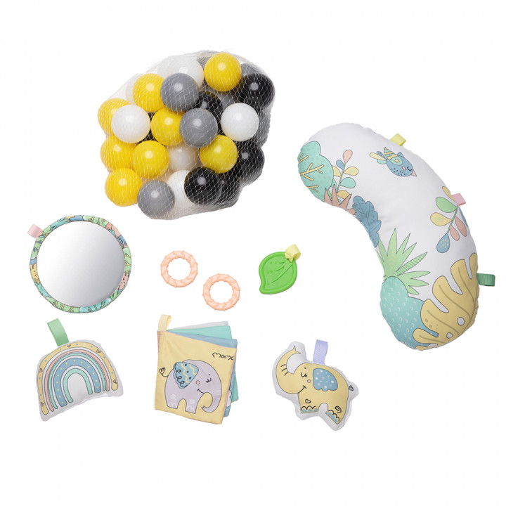 MoMi DAY&NIGHT 4 w 1 dwustronna mata, kojec,...