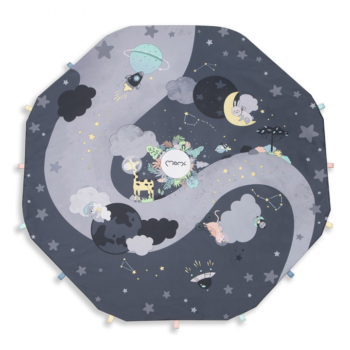 MoMi DAY&NIGHT 4 w 1 dwustronna mata, kojec,...