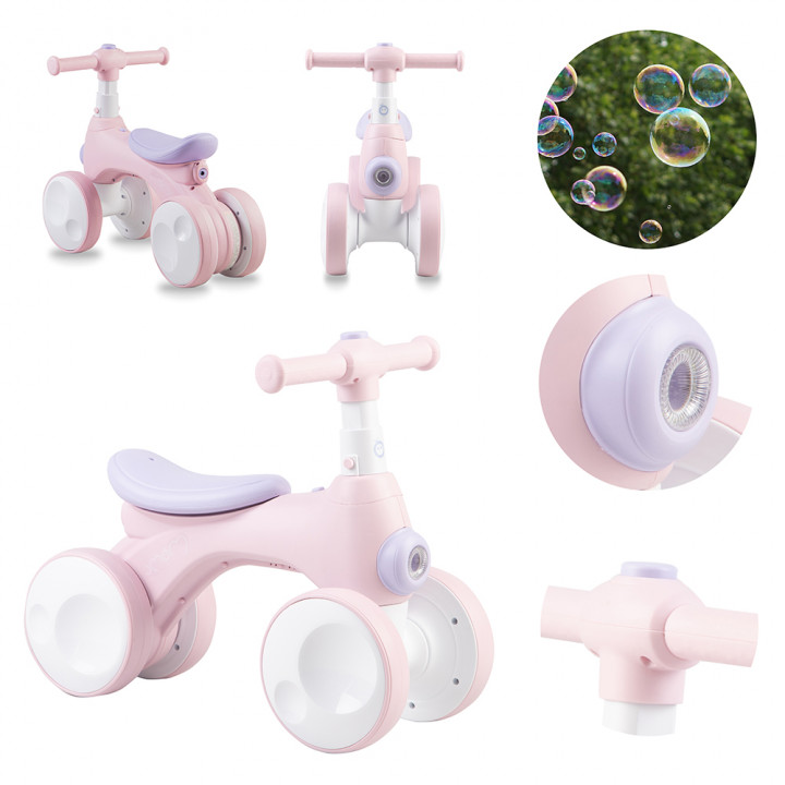 MoMi TOBIS ride-on with bubbles PINK