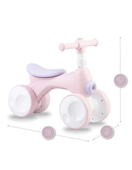 MoMi TOBIS ride-on with bubbles PINK
