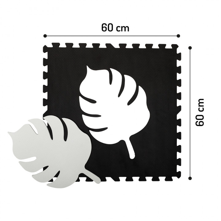 MoMi FELI foam puzzle mat BLACK