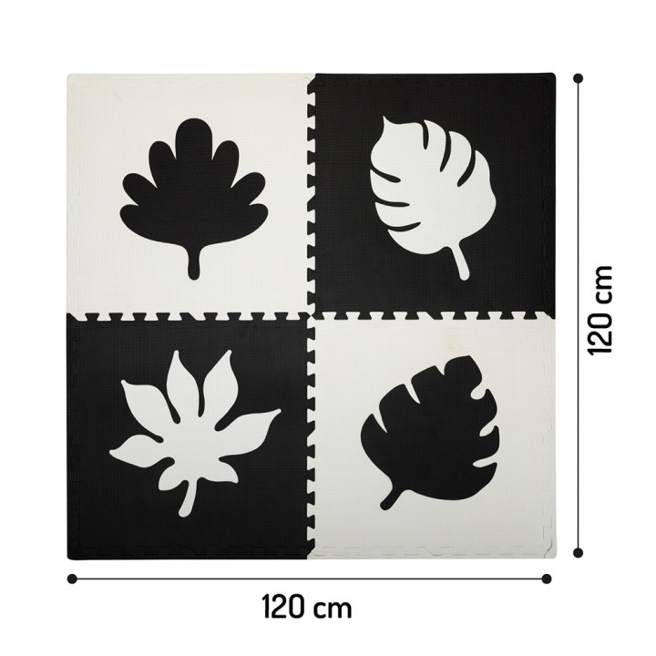 MoMi FELI foam puzzle mat BLACK