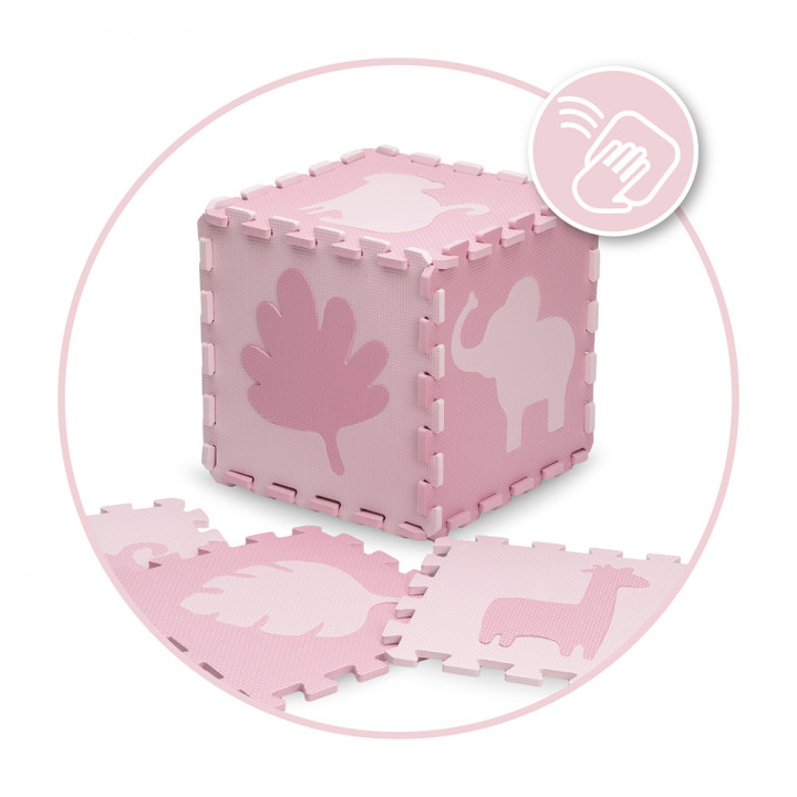 MoMi ZAWI Puzzle-Schaumstoffmatte ROSA
