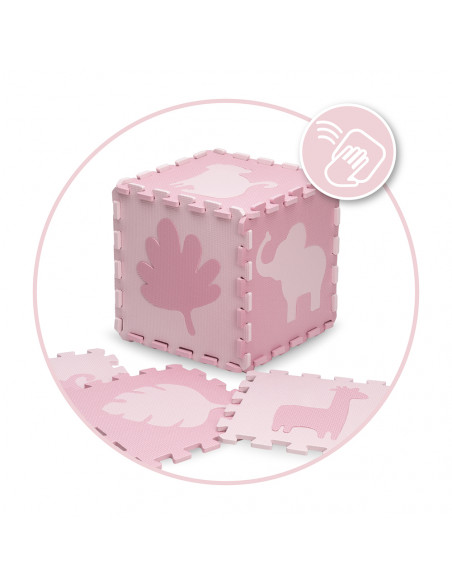 MoMi ZAWI Puzzle-Schaumstoffmatte ROSA