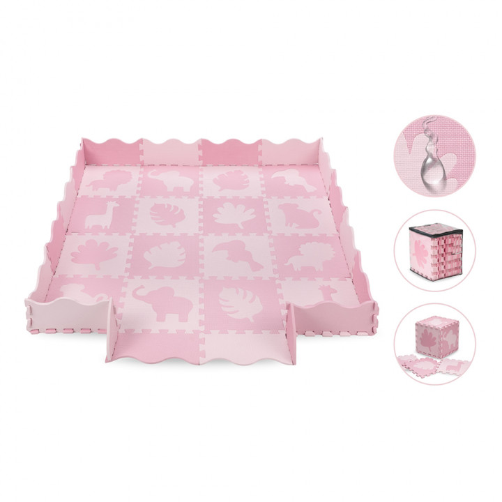 MoMi ZAWI Puzzle-Schaumstoffmatte ROSA