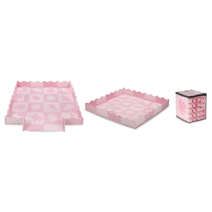 MoMi ZAWI Puzzle-Schaumstoffmatte ROSA